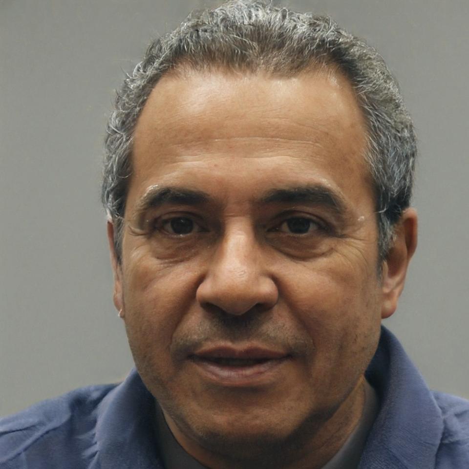 Олег Вербицкий в офисе во время консультации